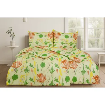 Povlečení Bavlněné povlečení PLUS ZOLTA zelené