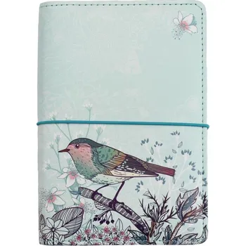 Diář Diář: Ptáček na větvičce kroužkový M s vyměnitelným kalendáriem