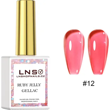 Lak na nehty 12. GELLAC LNS – RUBY JELLY | 15ML