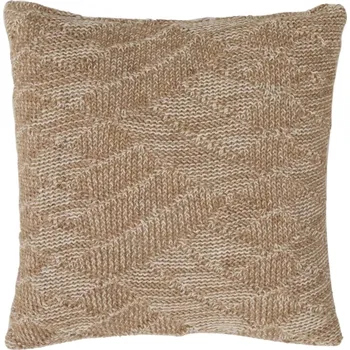 Povlak na dekorativní polštářek Kave Home Béžový bavlněný povlak na polštář Melyan 45 x 45 cm