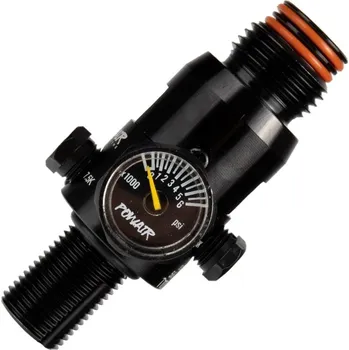 Airsoft PowAir HPA regulátor MAXREG na lahev 300 Bar / 4500 PSI - Černá