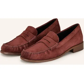 Dámské mokasíny Paris Texas Dámské Mokasíny Typu Penny Dylan, tmavě červená, 38