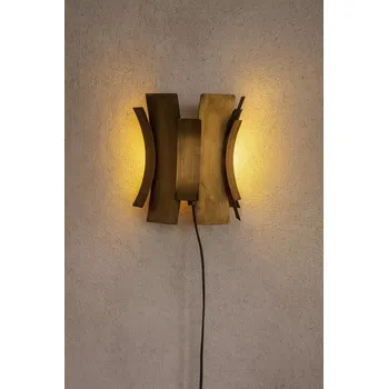 Nástěnné svítidlo BePureHome – Nástěnné svítidlo Course mosaz