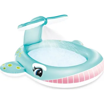 57440NP Dětský bazén velryba s rozstřikováním 201x196x91 cm