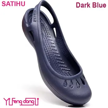 Dámské baleríny Dámské protiskluzové baleríny EVA materiál (SKLAD) Barva: tmavě modrá, Velikost: 37-38 (W7)