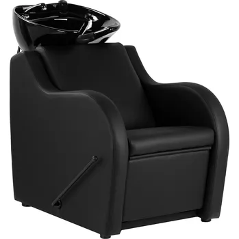 Kadeřnické křeslo Gabbiano Kadeřnický umyvadlový stolek Carmen černý