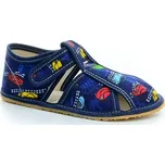 Baby Bare Shoes Baby Bare Navy Cars barefoot bačkory Velikost boty (EU): 24, Vnitřní délka boty: 156, Vnitřní šířka boty: 69