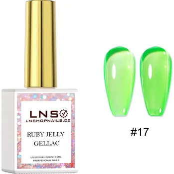 Přípravek na nehty 17. GELLAC LNS – RUBY JELLY | 15ML