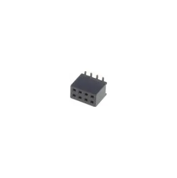 Elektrická zásuvka CONNFLY Zásuvka kolíkové zásuvka 8 PIN přímý 1,27mm SMT 2x4 1A 30mΩ