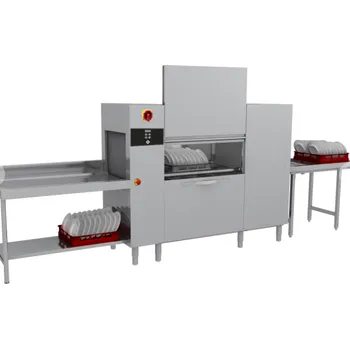 Myčka nádobí Myčka tunelová A 200 ABT LX 200 koš/hod, na horkou vodu, výstup vlevo RM GASTRO + ZDARMA chemie 1+1