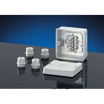 Elektroinstalační krabice Rozvodka DK0202GZ(D9025)-svork.IP66 Hensel, s.r.o. 39-04-320-11250