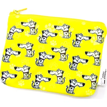 Kabelka Pamlskový Ráj Univerzální taštička - dalmatin Barva: žlutá