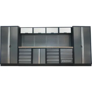 Sestava dílenského nábytku Procarosa PROFESSIONAL XXL-5 Pracovní deska: dřevěná