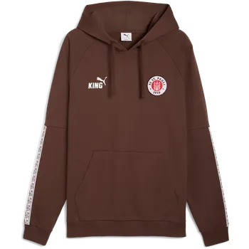 Pánská móda Mikina s kapucí Puma FC St. Pauli King Hoody 783601-01 Velikost S