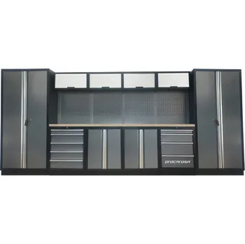 Sestava dílenského nábytku Procarosa PROFESSIONAL XXL-1 Pracovní deska: dřevěná