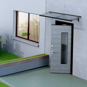 Stavebniny stříška nad dveře LANITPLAST SAMBA XL 197/54 antracit