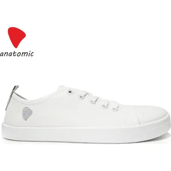 Chlapecké tenisky Barefootové tenisky Anatomic ALL IN STARTER A07 bílá s bílou podrážkou Velikost: 39
