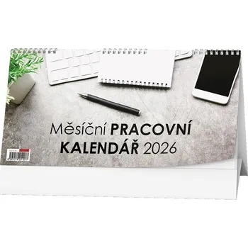 Kalendář Baloušek Tisk Stolní měsíční pracovní kalendář 2026