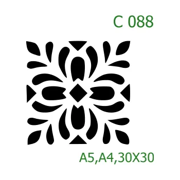 Šablona C 088 - A5 , Nelepící folie
