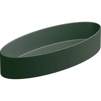 Umyvadlo Umyvadlo na desku Like Slim 80FS keramické, smeraldo matná, 80x34 cm, LKLAVFSB80036