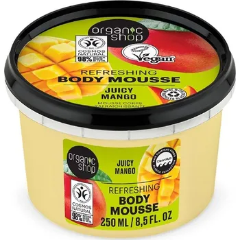 Tělové mléko Organic Shop Juicy Mango Refreshing Body Mousse 250 ml