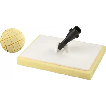 Zednické hladítko Hladítko PRO5 s molitanem rastrovaným jemným profi 300 x 200 x 30 mm na tyč - VARIO