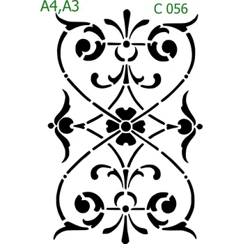 Šablona C 056 - A3 , Lepící fólie