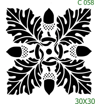 Šablona C 058 - 30 x 30 cm , Lepící fólie