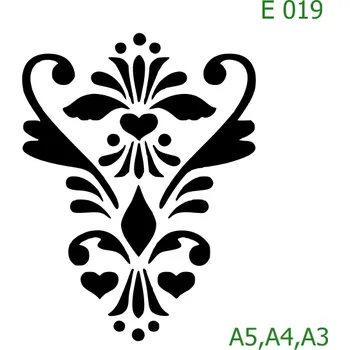 Šablona E 019 - A4 , Lepící fólie