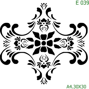 Šablona E 039 - 30 x 30 cm , Lepící fólie