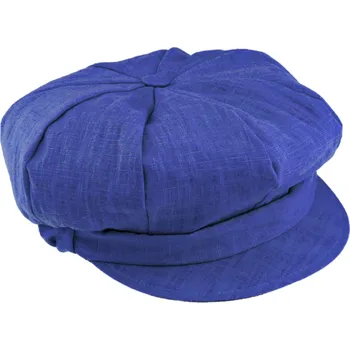Čepice Fiebig - Headwear since 1903 Dámská modrá letní bekovka - 100% len Velikost: 58 cm