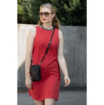 Dámské šaty Vero Moda dámské šaty Fleur červené Velikost: L