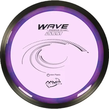 Disc golf MVP Disc Sports WAVE Proton Barva: Modrá - transparentní, Váha: 170 g
