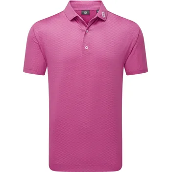 FootJoy ABACUS PRINT pánské polo, magenta pánské, L