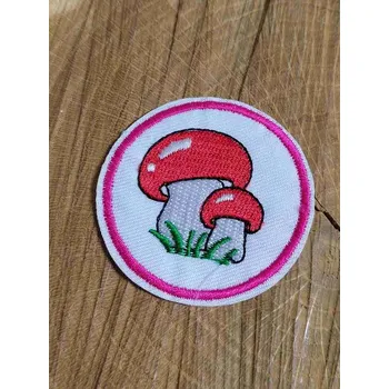 Nášivka Nažehlovačka kulatá houby