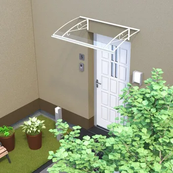 Stavebniny stříška nad dveře LANITPLAST KOLIBER 140/82 BÍLÁ