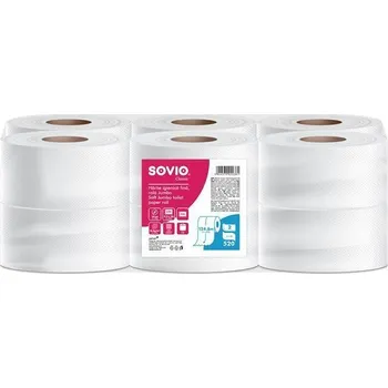 Toaletní papír Toaletní papír bez vůně SOVIO 12 ks