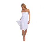 Dámský bavlněný saunový kilt, Bílá