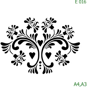 Šablona E 016 - A4 , Lepící fólie