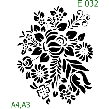 Šablona E 032 - A4 , Nelepící folie