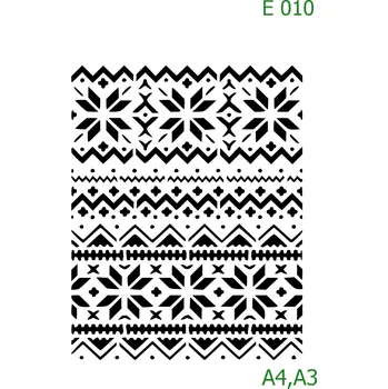 Šablona E 010 - A4 , Nelepící folie