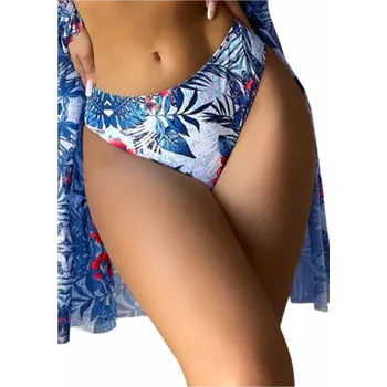 Dámské plavky Sexy lingerie Dámské plavky spodní díl modrá XL (spodní díl)