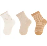 Dětské ponožky z bavlny výhodné balení 3 páry Tlapky Sterntaler Velikost: 27-30