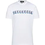 DSQUARED2 Mirror White tričko M Bílá