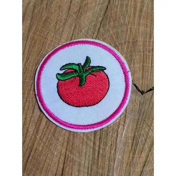 Textilní nažehlovací páska Nažehlovačka kulatá rajče