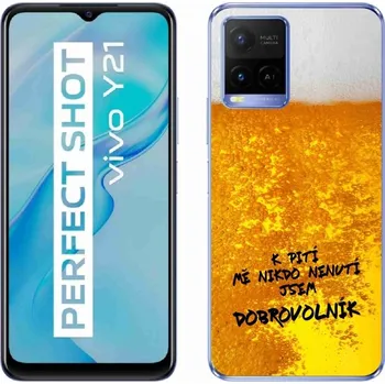 Pouzdro na mobilní telefon Gelový kryt mmCase na Vivo Y21/Y21s/Y33s - pivní motiv 4