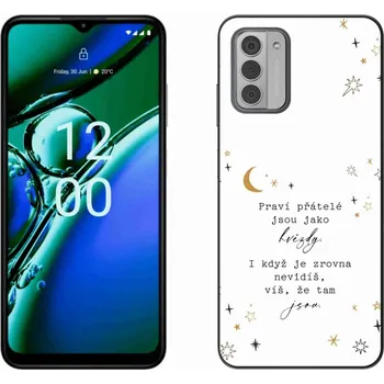 Pouzdro na mobilní telefon Gelový kryt mmCase na Nokia G42 - citát 6 bílé pozadí