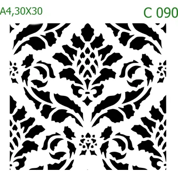 Šablona C 090 - 30 x 30 cm , Nelepící folie