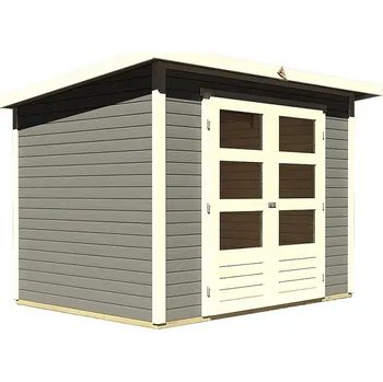 dřevěný domek KARIBU STOCKACH 4 (82981) terragrau