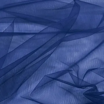 Tyl jemný SOFT tmavě modrý, š.300
